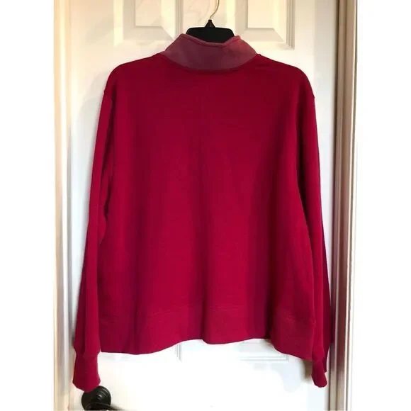 ID IDEOLOGY - 🎉HP x 3 🎉 NWT! L Sz L Colorblock 1/4 Zip Pullover in Posh Berry. - Picture 5 of 16